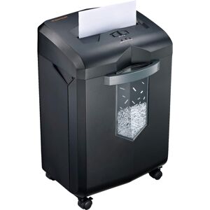 Bonsaii - Paper Shredder, 18-Sheet 60-Minutes Shredder for Office Heavy Duty Cross-Cut Shredder with 6 Gallon Basket 4 Casters - Black Bonsaii - Paper Shredder, 18-Sheet 60-Minutes Shredder for Office Heavy Duty Cross-Cut Shredder with 6 Gallon Basket 4 Casters - Black