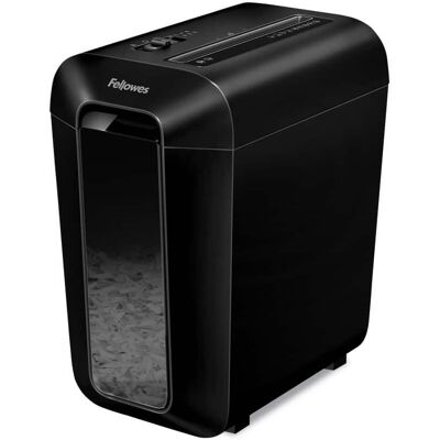 Fellowes - 4400301 Powershred LX65 10 Manual Sheet Capacity Cross-Cut Shredder - Black Fellowes - 4400301 Powershred LX65 10 Manual Sheet Capacity Cross-Cut Shredder - Black