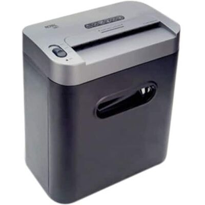 Royal - 100X Medium Duty Shredder - Cross Cut - 10 Per Pass - 3.50 gal Waste Capacity - Black Royal - 100X Medium Duty Shredder - Cross Cut - 10 Per Pass - 3.50 gal Waste Capacity - Black
