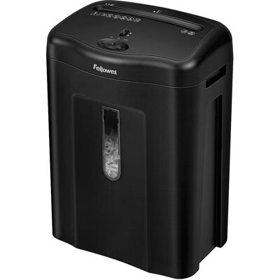 Fellowes - Powershred 11C, 11 Sheet Cross Cut Paper Shredder - Black Fellowes - Powershred 11C, 11 Sheet Cross Cut Paper Shredder - Black