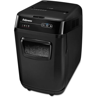 Fellowes - Automax 200c Auto Feed Cross-Cut Shredder, 200 Auto/10 Manual Sheet Capacity Fellowes - Automax 200c Auto Feed Cross-Cut Shredder, 200 Auto/10 Manual Sheet Capacity