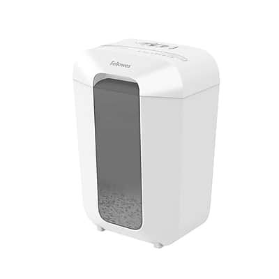 Fellowes - Powershred LX75 11-Sheet Crosscut Shredder - White Fellowes - Powershred LX75 11-Sheet Crosscut Shredder - White