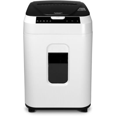 Aurora - AU200MA Commercial Grade 200-Sheet Auto Feed High Security Microcut Paper Shredder/ 60 Minutes/Security Level P-5 - White Aurora - AU200MA Commercial Grade 200-Sheet Auto Feed High Security Microcut Paper Shredder/ 60 Minutes/Security Level P-5 - White