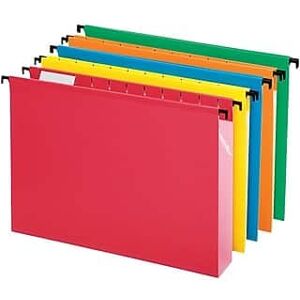 Pendaflex - SureHook Hanging File Folders, Letter Size, 20/Box - Assorted Colors Pendaflex - SureHook Hanging File Folders, Letter Size, 20/Box - Assorted Colors