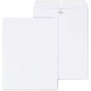 Staples - Clasp & Gummed Catalog Envelopes, 10"L x 13"H, 100/Box - Bright White Staples - Clasp & Gummed Catalog Envelopes, 10"L x 13"H, 100/Box - Bright White