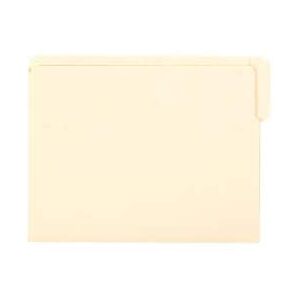 Smead - Shelf-Master End Tab File Folder, Straight Cut, Letter Size, 100/Box (24134) - Manila Smead - Shelf-Master End Tab File Folder, Straight Cut, Letter Size, 100/Box (24134) - Manila