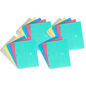 C-line - Binder Pocket, Side Loading, Assorted, Pack of 18 C-line - Binder Pocket, Side Loading, Assorted, Pack of 18