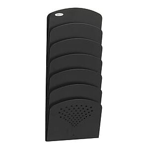 Safco - 7-Pocket Steel Wall File, Letter/Legal Size - Black Safco - 7-Pocket Steel Wall File, Letter/Legal Size - Black