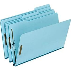 Pendaflex - Pressboard Classification Folders, 1/3-Cut Tab, 1" Expansion, Legal Size, Light 25/Box - Blue Pendaflex - Pressboard Classification Folders, 1/3-Cut Tab, 1" Expansion, Legal Size, Light 25/Box - Blue