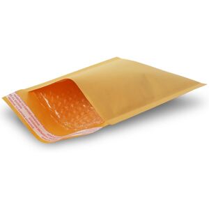 Fosmon - #1 Kraft Bubble Mailer 7.25" x 12", Padded Shipping Envelopes, 7.25 x 11" Usable Size - 100 Pack - Orange Fosmon - #1 Kraft Bubble Mailer 7.25" x 12", Padded Shipping Envelopes, 7.25 x 11" Usable Size - 100 Pack - Orange