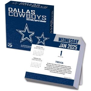 Turner Sports - Dallas Cowboys 2025 Boxed Desk Calendar - Multicolor Turner Sports - Dallas Cowboys 2025 Boxed Desk Calendar - Multicolor