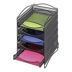 Safco - Onyx Steel File Organizer, Onyx - Black Safco - Onyx Steel File Organizer, Onyx - Black