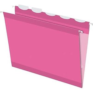 Pendaflex - Ready-Tab Reinforced Hanging File Folder, 5-Tab Tab, Letter Size, 20/Box - Pink Pendaflex - Ready-Tab Reinforced Hanging File Folder, 5-Tab Tab, Letter Size, 20/Box - Pink