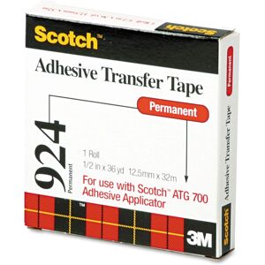 Scotch - ATG Adhesive Transfer Tape Clear 0.5Inch x 36 yds Scotch - ATG Adhesive Transfer Tape Clear 0.5Inch x 36 yds
