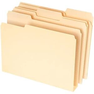 Pendaflex - File Folder, 1/3-Cut Tab, Assorted, Letter Size, 50/Pack (54459EE) - Manila Pendaflex - File Folder, 1/3-Cut Tab, Assorted, Letter Size, 50/Pack (54459EE) - Manila