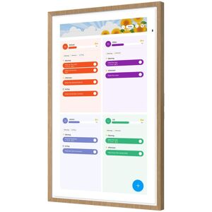 Apolosign - 15.6" Dual-Mode Digital Calendar, Wall Planner, Smart Family Organizer - Teak Yellow Apolosign - 15.6" Dual-Mode Digital Calendar, Wall Planner, Smart Family Organizer - Teak Yellow