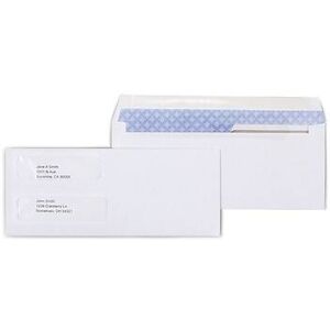 Staples - Laser Check Size Gummed Security Tinted Business Envelopes, 3 5/8" x 8 7/8", 1000/Box - Wove White Staples - Laser Check Size Gummed Security Tinted Business Envelopes, 3 5/8" x 8 7/8", 1000/Box - Wove White