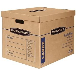 Bankers Box - SmoothMove 22.25" x 17.38" x 17.63" Moving Box, 5/Carton - Kraft Bankers Box - SmoothMove 22.25" x 17.38" x 17.63" Moving Box, 5/Carton - Kraft