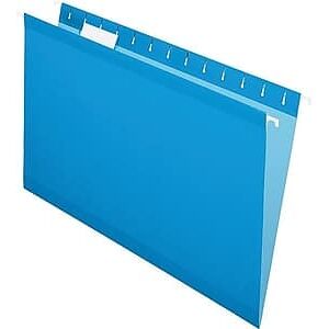 Pendaflex - Recycled Hanging File Folders, Legal Size, 25/Box - Blue Pendaflex - Recycled Hanging File Folders, Legal Size, 25/Box - Blue