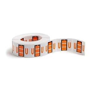 Smead - BCCR Labels File Folder Label, U, Light 500 Labels/Pack - Orange Smead - BCCR Labels File Folder Label, U, Light 500 Labels/Pack - Orange