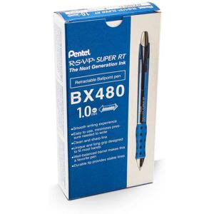 Pentel - R.S.V.P. Super RT Retractable Ballpoint Pen, Blue, Pack of 12 Pentel - R.S.V.P. Super RT Retractable Ballpoint Pen, Blue, Pack of 12