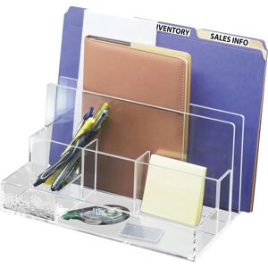 KanTek - File Sorter Desk Organizer 10.60" x 11" x 6.50" Desktop Acrylic - Clear KanTek - File Sorter Desk Organizer 10.60" x 11" x 6.50" Desktop Acrylic - Clear