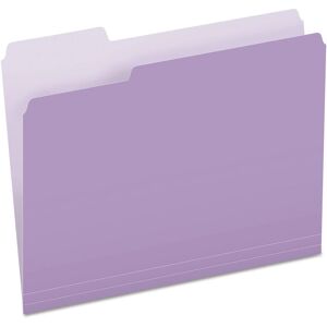 Tops Business Forms - Colored File Folders, 1/3-Cut Tabs: Assorted, Letter Size, Lavender/Light Lavender, 100/Box Tops Business Forms - Colored File Folders, 1/3-Cut Tabs: Assorted, Letter Size, Lavender/Light Lavender, 100/Box