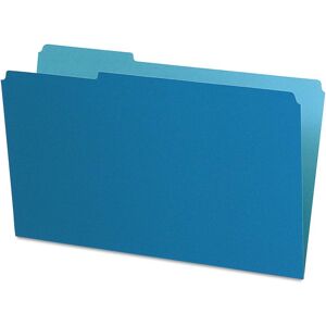 Tops Business Forms - REMOVE - Interior File Folders, 1/3-Cut Tabs: Assorted, Legal Size, Blue, 100/Box Tops Business Forms - REMOVE - Interior File Folders, 1/3-Cut Tabs: Assorted, Legal Size, Blue, 100/Box