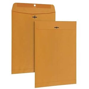 Quality Park - Clasp & Moistenable Glue Catalog Envelopes, 9" x 12", 100/Box - Kraft Quality Park - Clasp & Moistenable Glue Catalog Envelopes, 9" x 12", 100/Box - Kraft