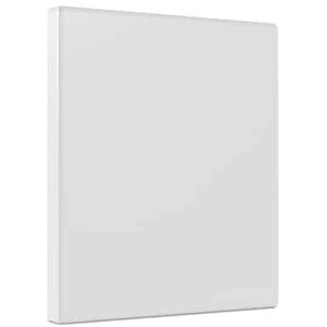 Staples - 1/2" 3-Ring View Binders, 12/Pack - White Staples - 1/2" 3-Ring View Binders, 12/Pack - White