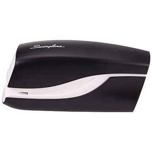 Swingline - Breeze Reduced-Effort Electric Desktop Stapler, 20-Sheet Capacity - Black/White Swingline - Breeze Reduced-Effort Electric Desktop Stapler, 20-Sheet Capacity - Black/White