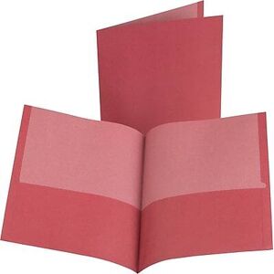 Esselte - Oxford 2-Pocket Portfolio Folder, 10/Pack - Red Esselte - Oxford 2-Pocket Portfolio Folder, 10/Pack - Red