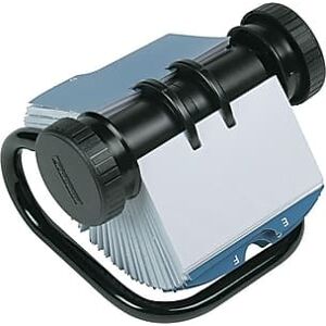 Rolodex - Rotary Business Card File, 400 Card Capacity - Black Rolodex - Rotary Business Card File, 400 Card Capacity - Black