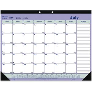 Rediform - REMOVE - Academic 13-Month Desk Pad Calendar, 21.25 x 16, Black Headband, 13-Month: July 2025 to July 2026 Rediform - REMOVE - Academic 13-Month Desk Pad Calendar, 21.25 x 16, Black Headband, 13-Month: July 2025 to July 2026