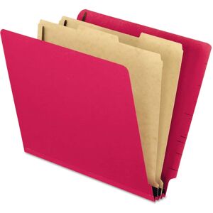 Tops Business Forms - REMOVE - Colored Pressboard End Tab Folders, 2" Expansion, 2 Dividers, 6 Fasteners, Letter Size, Red Exterior, 10/box Tops Business Forms - REMOVE - Colored Pressboard End Tab Folders, 2" Expansion, 2 Dividers, 6 Fasteners, Letter Size, Red Exterior, 10/box