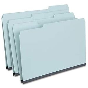 Staples - 60% Recycled Heavyweight File Folders, 1/3-Cut Tab, Legal Size, 25/Box (ST621318) - Light Blue Staples - 60% Recycled Heavyweight File Folders, 1/3-Cut Tab, Legal Size, 25/Box (ST621318) - Light Blue