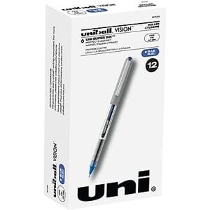 uni-ball - Vision Rollerball Pen,Fine Point, Dozen - Blue Ink uni-ball - Vision Rollerball Pen,Fine Point, Dozen - Blue Ink