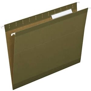 Pendaflex - Hanging File Folders, 1/3-Cut Tab, Letter Size, Standard 25/Box - Green Pendaflex - Hanging File Folders, 1/3-Cut Tab, Letter Size, Standard 25/Box - Green