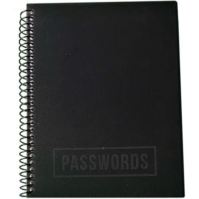 Creative Labs RE-FOCUS THE CREATIVE OFFICE - Password Log Book, Small, 120 Pages, Black Creative Labs RE-FOCUS THE CREATIVE OFFICE - Password Log Book, Small, 120 Pages, Black