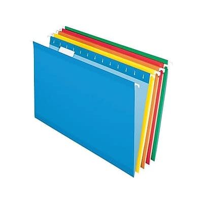 Pendaflex - Hanging File Folder, Expansion, 5-Tab, Legal Size, 25/Box - Assorted Colors Pendaflex - Hanging File Folder, Expansion, 5-Tab, Legal Size, 25/Box - Assorted Colors