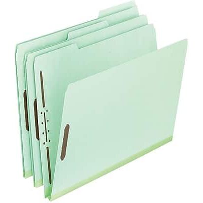 Pendaflex - Heavy Duty Pressboard Expansion Fastener Folders, 2"Expansion, 1/3 Cut Tabs, Letter Size, Leaf Green, 25/Box - Light Green Pendaflex - Heavy Duty Pressboard Expansion Fastener Folders, 2"Expansion, 1/3 Cut Tabs, Letter Size, Leaf Green, 25/Box - Light Green