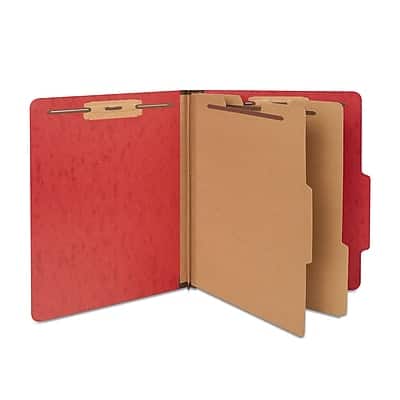 Staples - Moisture Resistant Classification Folder, 2-Dividers, 2.5" Expansion, Letter Size, 10/Box - Dark Red Staples - Moisture Resistant Classification Folder, 2-Dividers, 2.5" Expansion, Letter Size, 10/Box - Dark Red