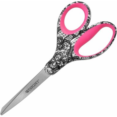 Westcott - 8" Fashion Scissors Stainless Steel 1 Each - Multi Westcott - 8" Fashion Scissors Stainless Steel 1 Each - Multi