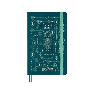 Moleskine - 2024-2025 Limited Edition Harry Potter Alohomora 5" x 8.25" Academic & Calendar Weekly Planner - Pine Green Moleskine - 2024-2025 Limited Edition Harry Potter Alohomora 5" x 8.25" Academic & Calendar Weekly Planner - Pine Green