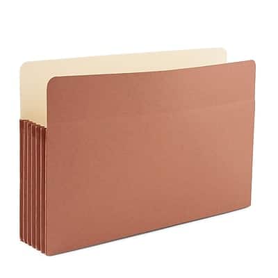 Staples - Reinforced File Pocket, 5.25" Expansion, Legal Size, 8.5"x14", 10/Box - Brown Staples - Reinforced File Pocket, 5.25" Expansion, Legal Size, 8.5"x14", 10/Box - Brown