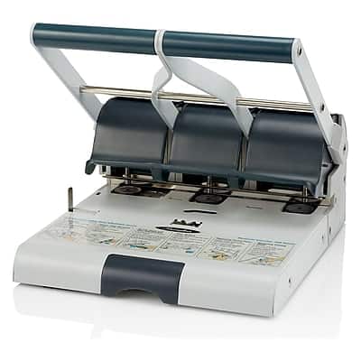 Swingline - High Capacity Desktop Adjustable Hole Punch, 160 Sheet Capacity - Gray Swingline - High Capacity Desktop Adjustable Hole Punch, 160 Sheet Capacity - Gray