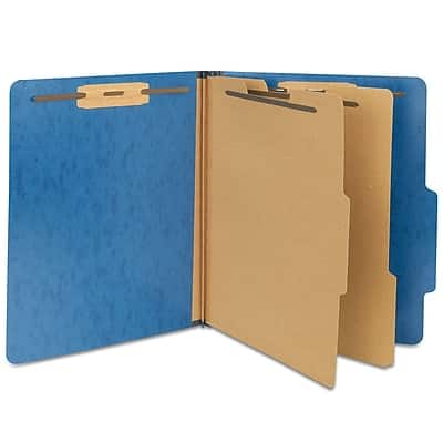 Staples - Moisture Resistant Classification Folder, 2-Dividers, 2.5" Expansion, Letter Size, 10/Box - Dark Blue Staples - Moisture Resistant Classification Folder, 2-Dividers, 2.5" Expansion, Letter Size, 10/Box - Dark Blue