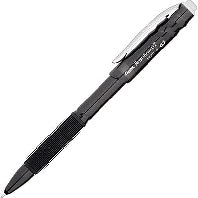 Pentel - Twist Erase GT Mechanical Pencil, 0.7mm, #2 Medium Lead, Dozen - Black Pentel - Twist Erase GT Mechanical Pencil, 0.7mm, #2 Medium Lead, Dozen - Black