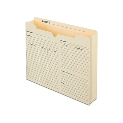 Staples - Reinforced File Jacket, 2" Expansion, Letter Size, 50/Box - Manila Staples - Reinforced File Jacket, 2" Expansion, Letter Size, 50/Box - Manila