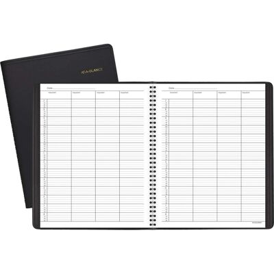 AT-A-GLANCE - Daily 1 Year January to December 8 1/2 x 11 Wire Bound Black Planner AT-A-GLANCE - Daily 1 Year January to December 8 1/2 x 11 Wire Bound Black Planner